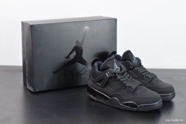 Rep CU1110-010 Black Air 4 Cat (2020) Jordan 0819